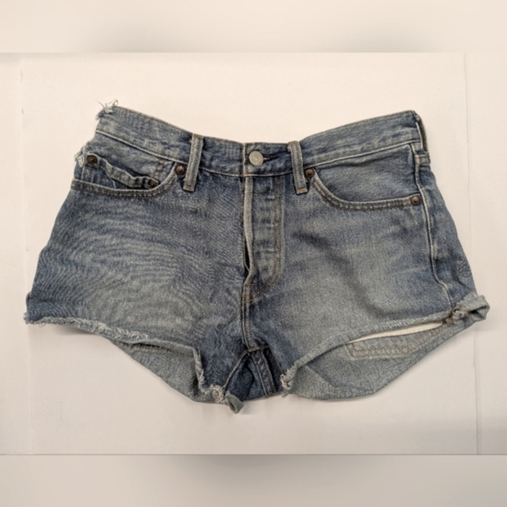 Levi's Distressed Denim Shorts